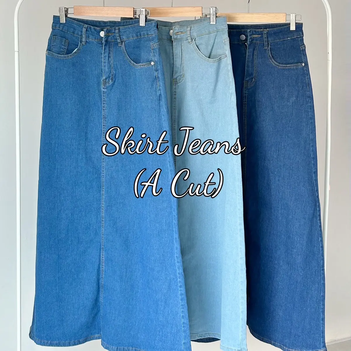 Skirt Jeans A Cut - RHbyNITA