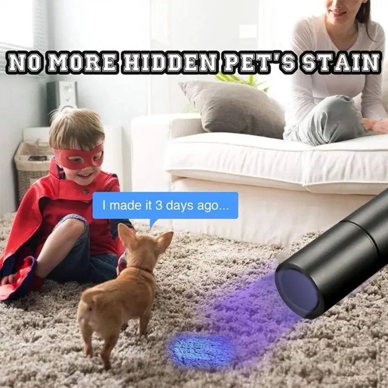 Senter UV Deteksi Uang Palsu Urine Hewan Peliharaan - UV Pet Urine Fungus Detection Money Detector 365nm - TaffLED S11-Z 2