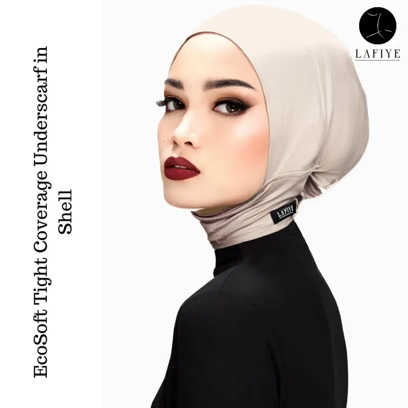 LAFIYE EcoSoft Tight Coverage Underscarf - Ciput menutup leher - Original by Lafiye Jilbab kaos 3