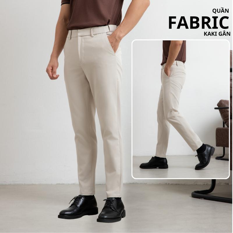 Quần Dài Kaki Nam FABRIC, Chất Liệu Kaki Gân Chuẩn Form, Tôn Dáng, Sang Trọng - CATIZEN