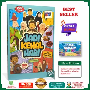 Arafah Kids Komik Jadi Kenal Nabi FULL COLOR BERGAMBAR Qomic Kenali Kagumi Kangeni Nabi Muhammad Rasulullah Karya Syakier Hasyiem Penerbit Arafah Kids Best Seller Extra Bonus Doa Muslim Junior - Books