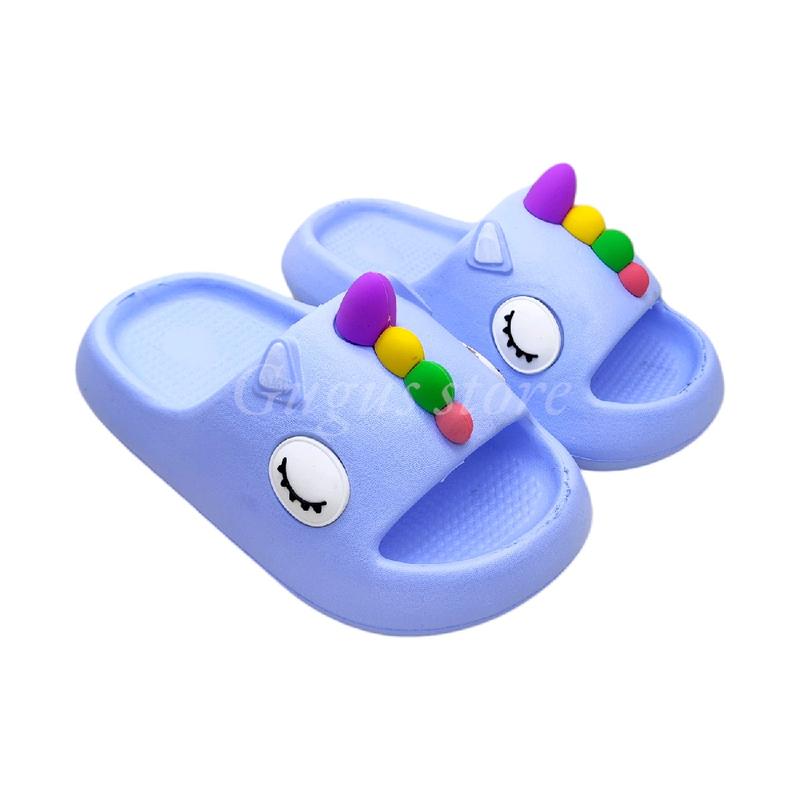 VANCHNEE Sandal Slop Anak Perempuan Karakter Kuda Poni Bisa COD Kaki Fashion 2