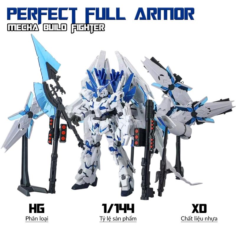  Mô hình HG Unicorn Perfectibility Full Armor 1 144 Mecha Đồ chơi lắp ráp nhựa 