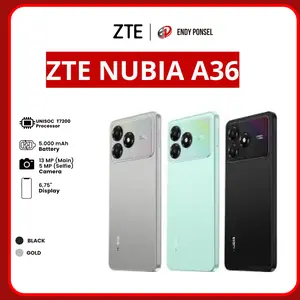 ZTE NUBIA A36 RAM 12 II Smartphone Layar 6,75 Inci Refresh Rate 90Hz Prosesor Octa-Core Garansi 12 Bulan Pengiriman Seluruh Indonesia