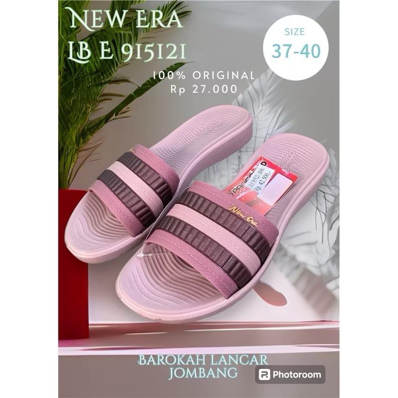 SANDAL SLOP KARET WANITA NEW ERA LB E 915121 SIZE 37-40 7