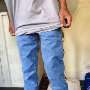 Product Review of celana jeans pensil panjang   Pria Skinny Slimfit Biru Stretch from z**️ 0