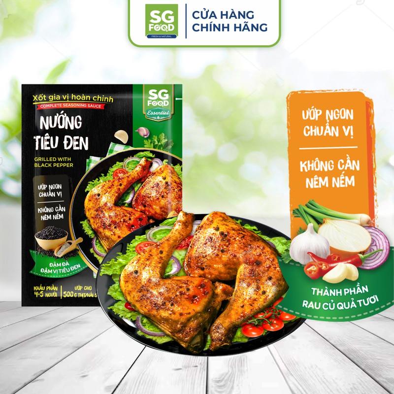 Xốt gia vị hoàn chỉnh nướng tiêu đen 70g