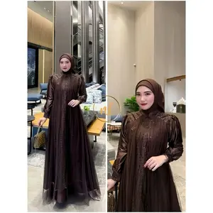 Dress Brukat Cantik Terbaru Untuk Kondangan Elegant 2026