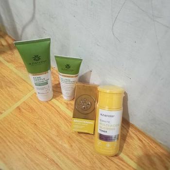 Product Review of Azarine Complete Face Series Treatment Paket Lengkap Skincare Face Wash Toner Day Cream Night Cream Moisturizer Cleansing Creamy Facial Oily from a**f 0