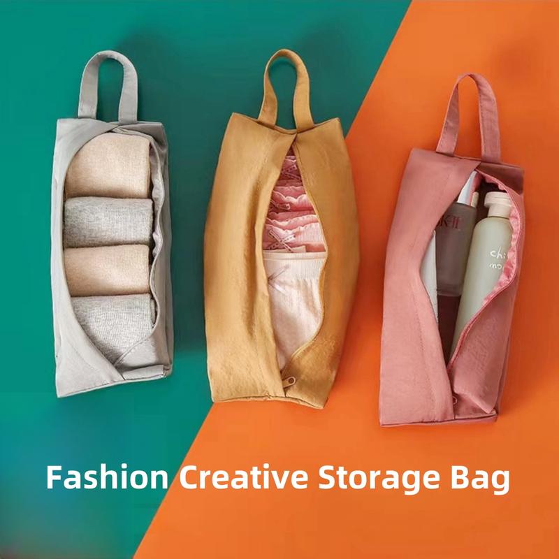 Túi lưu trữ đồ lót, vớ, hành lý và quần áo, Túi vải Cầm Tay Túi chống thấm nước, để sử dụng tại nhà và du lịch, Túi sắp xếp, Túi sắp xếp bao bì quần áo