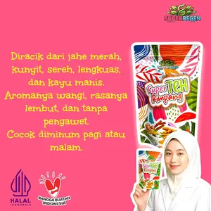 Super Teh Rimpang jsr isi 30 kantong