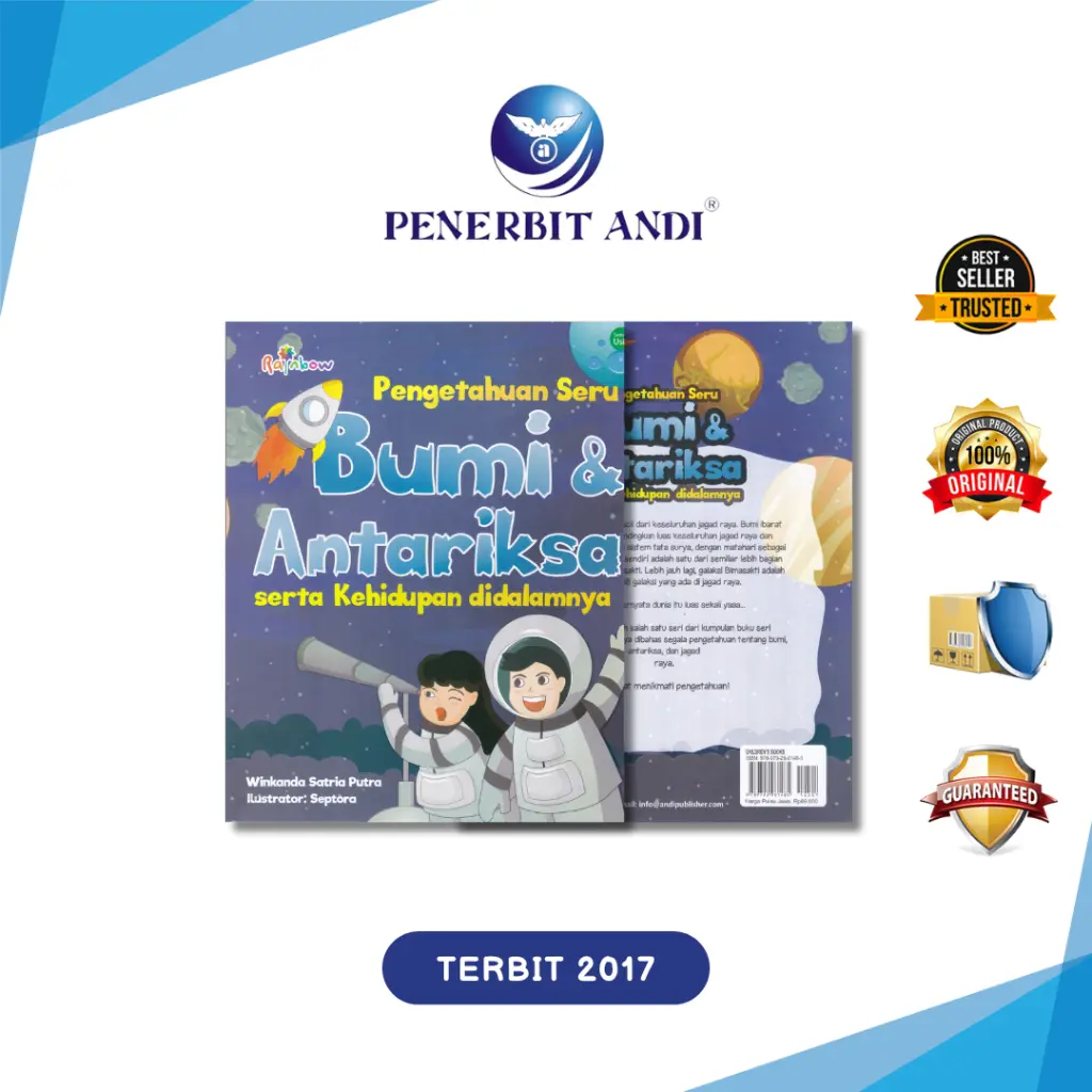 Penerbit Andi - Buku Pengetahuan Seru Bumi Dan Antariksa, Serta Kehidupan Di dalammnya - Winkanda Satria Putra
