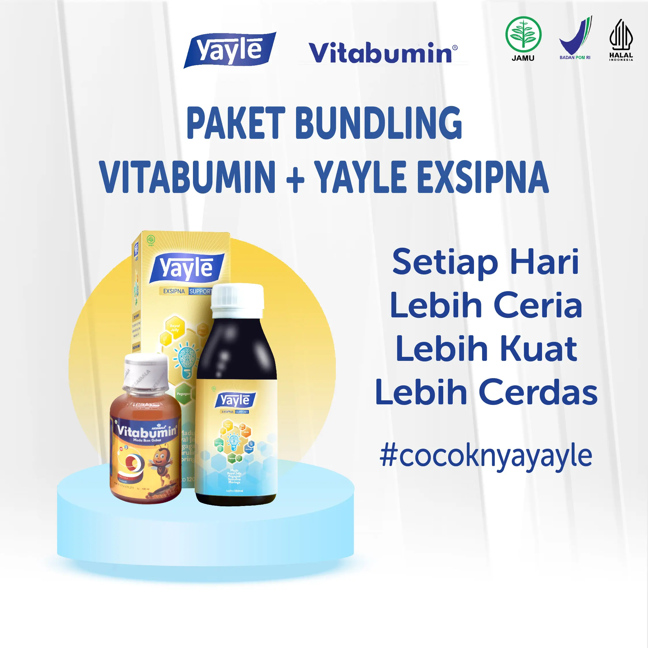 [Paket Cerdas] - Yayle Exsipna  & Vitabumin Membantu Mencerdaskan Anak dan kesehatan anak