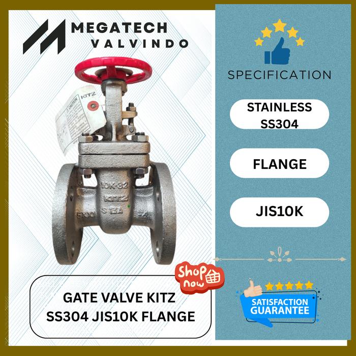 Jual GATE VALVE KITZ STAINLESS 3