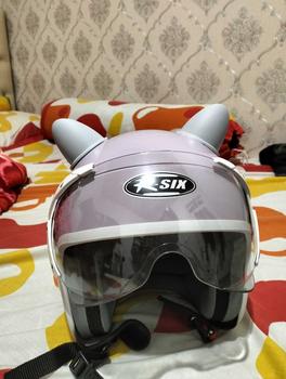 Product Review of Helm Pilot Italy Rsix Bogo Terbaru SNI Warna Pastel Kaca Clear Motorcycle from 2**️ 1