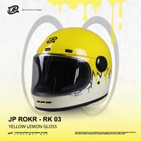 Gambar Helm Full Face Retro Pria Wanita Harian Motor Matic Tebal Nyaman SNI DOT Retro JP ROKR - RK 03 - L dari JPX HELMET Kab. Tangerang 3 Tokopedia