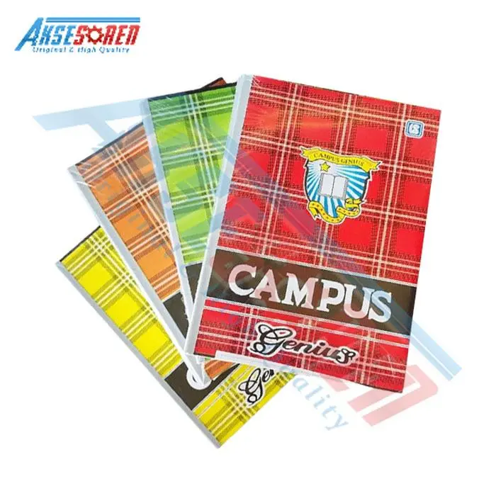 Buku Tulis Sekolah Campus Genius 42 Lembar [1 Pack/6 Buku] / Buku Tulis Boxy Genius notebooks / Buku Kampus 1 Pak / Perengkapan Sekolah / Buku Catatan Kertas Paper Stationery 5