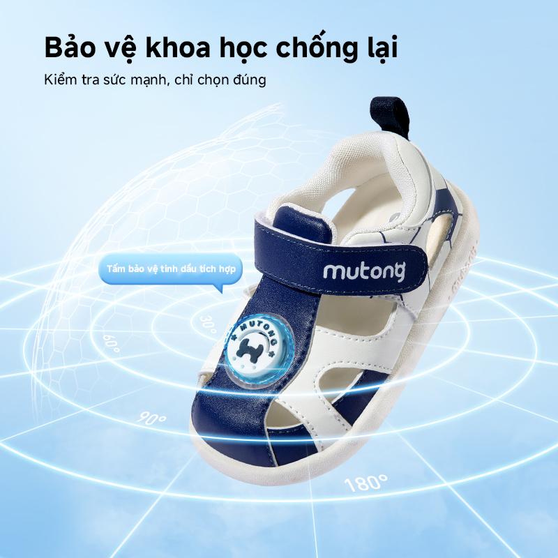 Product Introduction of Dép Da Cừu Cho Em Bé Trai, MUTONG, 2025, Giày Mùa Hè Cho Bé Trai, Giày Tập Đi Đế Mềm Thoáng Khí, Dép Da Chống Căng Thẳng Cho Trẻ Sơ Sinh Và Trẻ Mới Biết Đi, Thích Hợp Cho Bé Gái 4