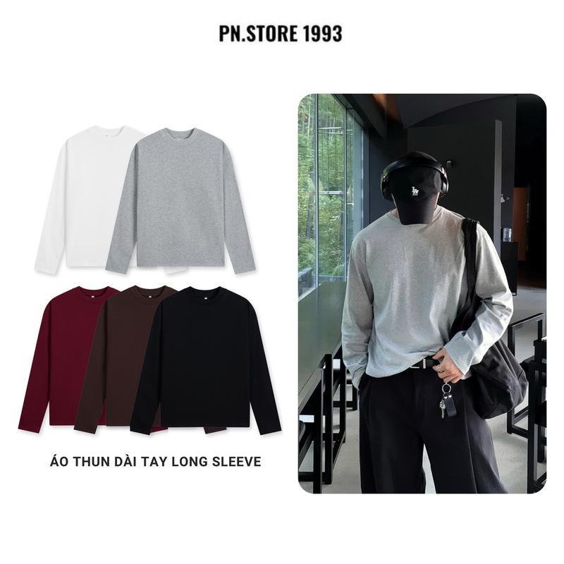  Áo thun dài tay PN.Store 1993 form regular chất liệu cotton 2 chiều mềm mịn nam nữ unisex local brand AD01 