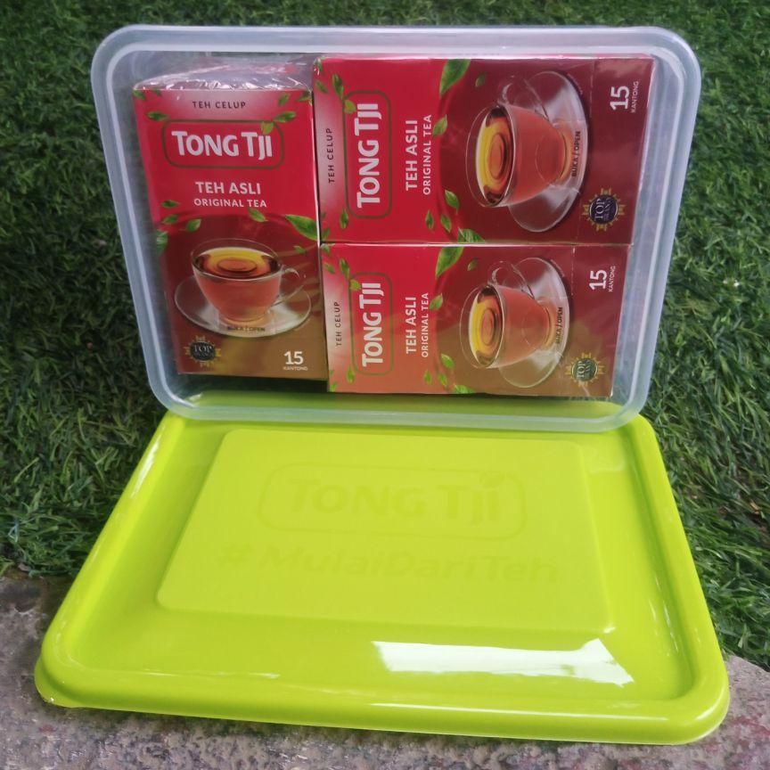 DANDANG Teh Celup Asli 2 Pak @ 25 Kantong GRATIS Canester Rasa Khas Nikmat & Praktis untuk Relaksasi Tubuh Cocok untuk Anda yang Sibuk Herbal Gula