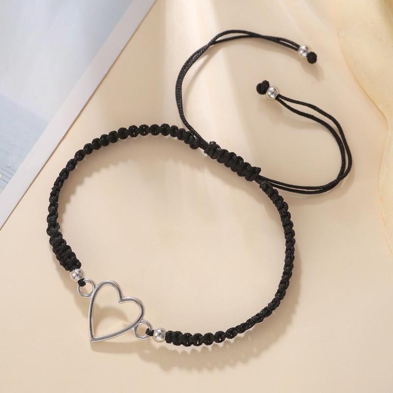 ꕤSTYꕤ 2pcs Gelang Tali Cinta Persahabatan Anyaman Korea Fashion 4