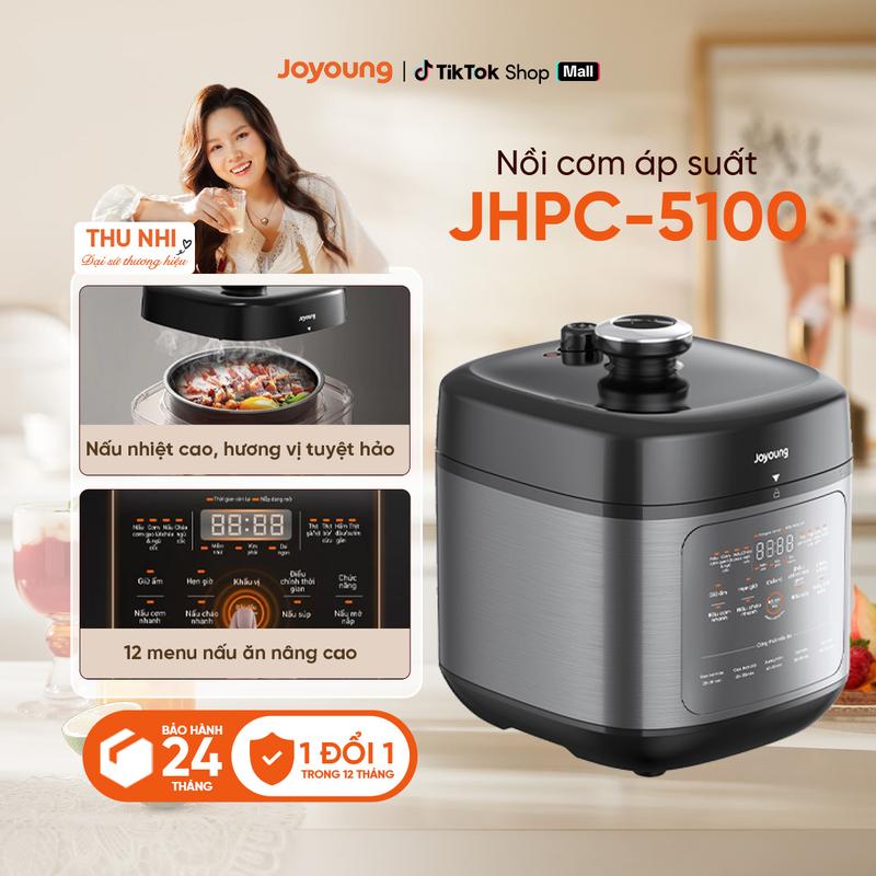 KOC Nồi cơm áp suất đa năng 5L Joyoung JHPC-5100 - 2 lòng nồi | Nấu cơm nấu cháo hầm thịt hầm xương