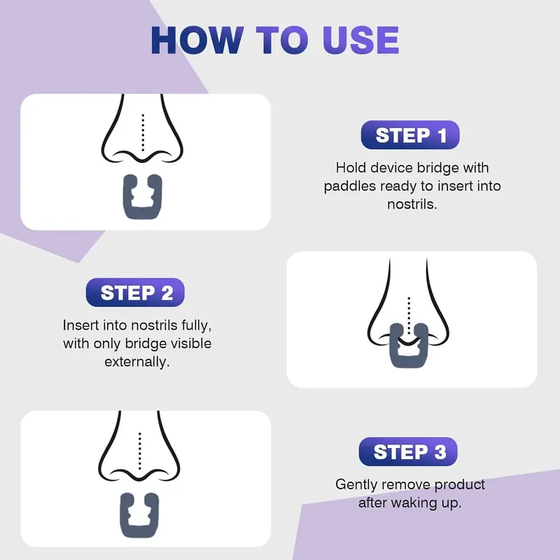 Alat Anti Ngorok Dengkur Dengan Magnet - Snore Stopper - Nose Breathing - Alat Tidur Nyenyak Lelap Dipasang di Hidung - Cleaning 3