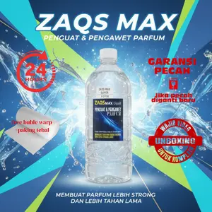 ZAQS MAX | Penguat & Pengawet Wangi Lebih Tahan Lama | Cocok untuk Racikan Parfum