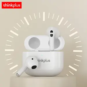Lenovo thinkplus TWS Headphone Nirkabel Earphone Bluetooth-kompatibel 5.3 Headset Tahan Air dengan Mikrofon untuk Xiaomi iPhone Earbud
