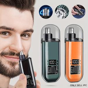 携帯用電動ノーズヘアトリマー、充電式ノーズヘアシェーバー、男性用ノーズヘアトリミングツール
