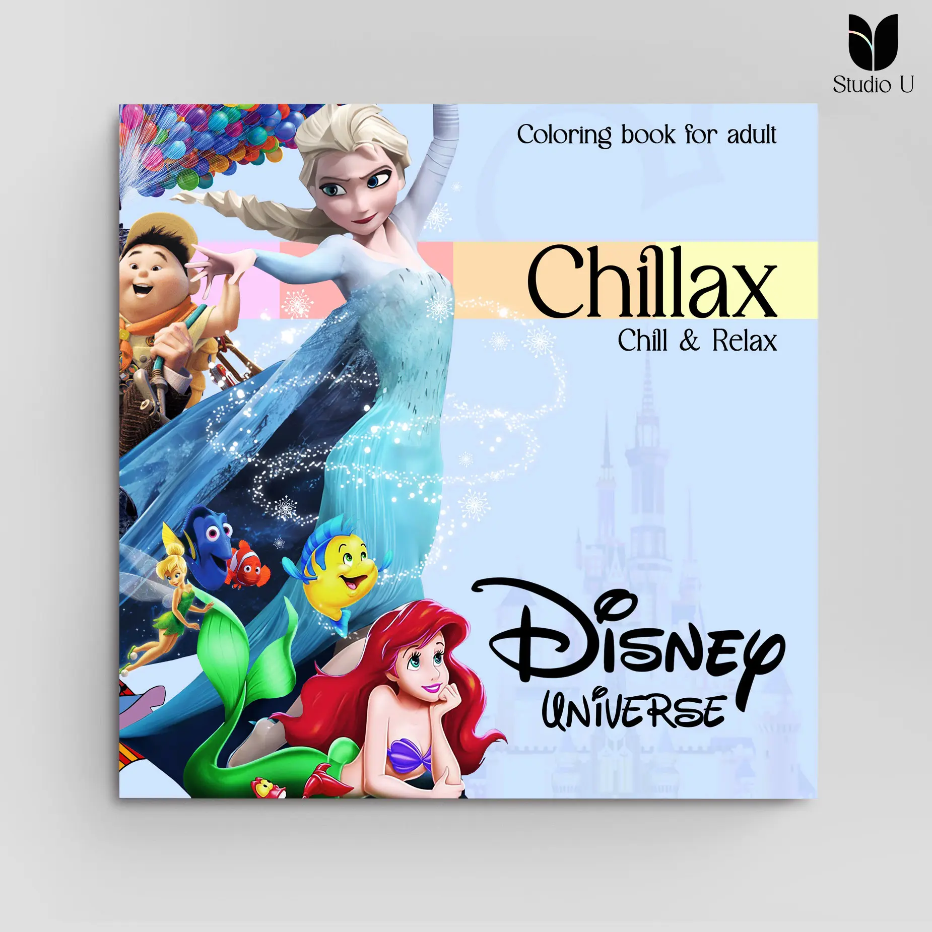 Buku Mewarnai "Chillax" Vol #2 - Disney Universe