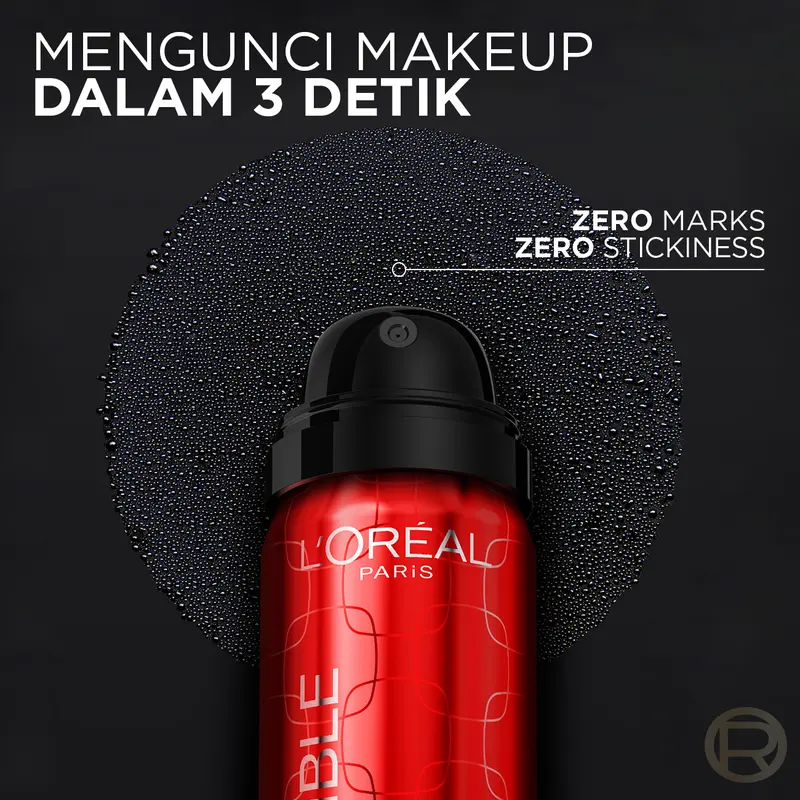 [PAKET HEMAT] L'Oreal Paris Infallible 32H Matte Cover Foundation + Setting Spray 2