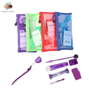 Sikat Gigi Ortho Behel / Orthodontic Kit Behel / Ortho Kit Dental Travel Tempat Jaring