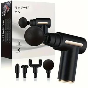 ハンドヘルドマッサージャー、多機能交換ヘッド付きディープティッシュ対応、ポータブル筋肉リラクゼーション機器