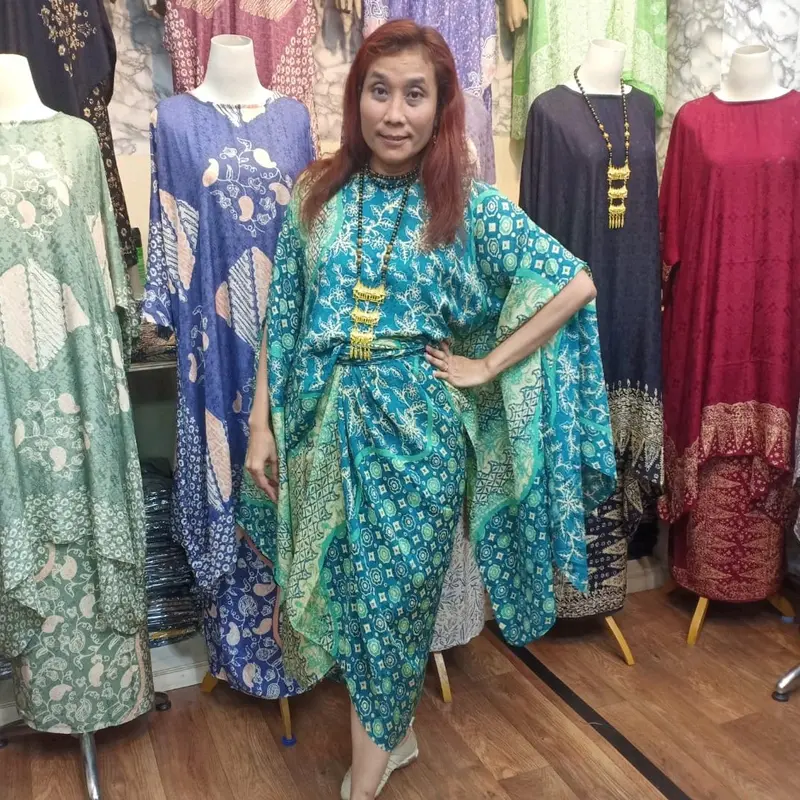 BAJU SET BATIK MODEL KALONG TANGAN BELAH VISCOSE SEMI SUTERA | ALL VARIANT | ALL COLOR | ONE SIZE Lilit 3