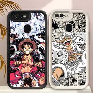 C-4 Luffy One Piece Casing untuk OPPO F9 Pro A7 A12s A12 F7 A11K F5 A5S Kasus Pelindung Case