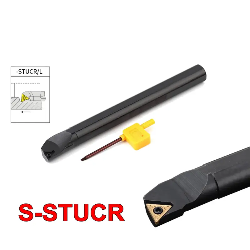 Holder S32 STUCR 16 Insert TCMT 16 Pahat Bubut Boring Dalam Kanan 0