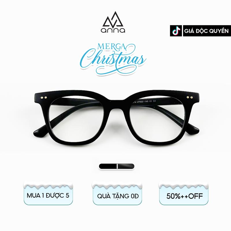 Gọng Kính ANNA Unisex Dáng Chữ Nhật Chất Liệu Nhựa Dẻo Phong Cách Cá Tính 614