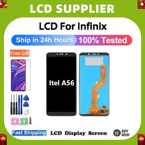 For Infini Itel A56(W6004)/Itel A56 Pro/Itel A56 Lite Lcd,Phone Touch Screen Replacement,Send Protective Film,Tools and glue,Cellphone Accessory Installation,Smartphone Device.