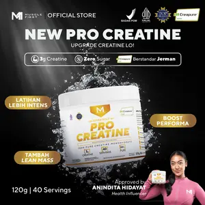MUSCLE FIRST New Pro Creatine Creapure - Suplemen Fitness