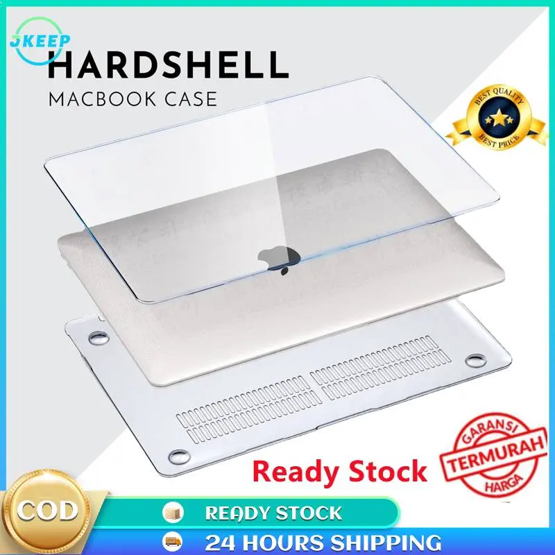 [Ready Stock] Hard Case macbook pro 13.6 inch Untuk MacBook M1 A1932 A2337 A1466/M2 A2338 air A2681 Casing Cover Transparan Crystal Case