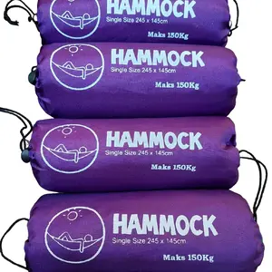 (BISA COD) EXTRA TEBAL !!! HAMMOCK UNGU OUTDOOR SIZE 240X140CM BAHAN TEBAL / HAMMOCK DEWASA / HAMMOCK AYUNAN GANTUNG / TEMPAT TIDUR GANTUNG
