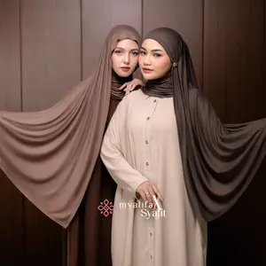 Myalifa X Syafit - Pashmina Arabian Shawl Ameera (Viscose Arabian) Pashmina Meleyot Muslim Kerudung Wanita