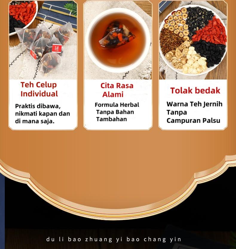 【BONUS BOTOL】Teh Herbal Pria Ginseng Murbei Maca Goji – Vitalitas Kuat, Energi Penuh Setiap Hari! 【BONUS BOTOL】Teh Herbal Pria Ginseng Murbei Maca Goji – Vitalitas Kuat, Energi Penuh Setiap Hari!