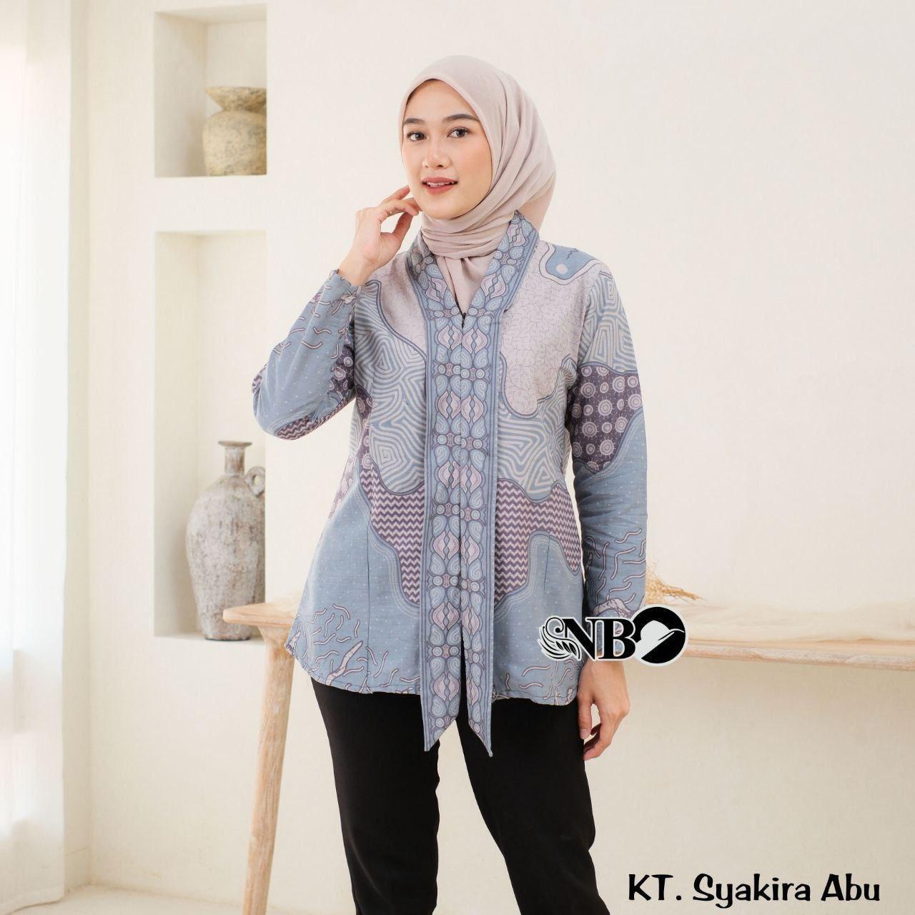 BAJU BATIK ATASAN BATIK WANITA MODERN M,L,XL,XXL asli PEKALONGAN COD Dewasa