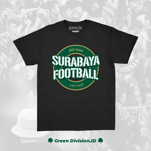 Kaos Surabaya Football 02, Kaos Casual Persebaya, Kaos Ultras Persebaya, Kaos Surabaya Football Combed, Code 09
