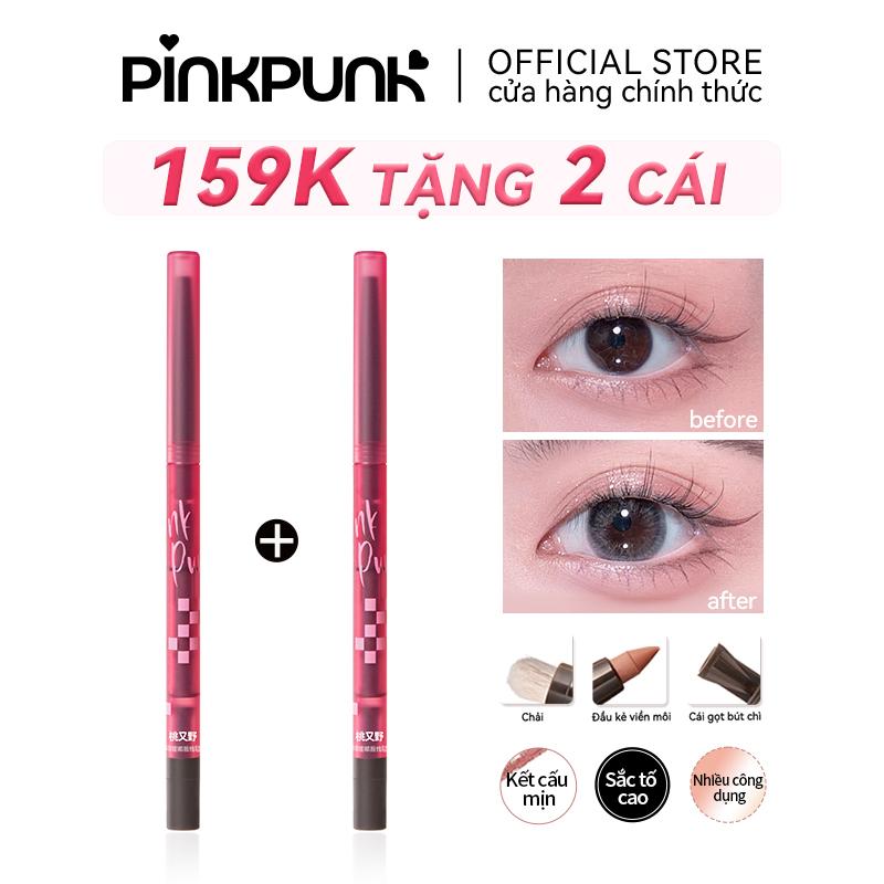 Combo 2 Cây Bút Kẻ Viền Môi Đa Năng Pinkpunk Magic Line 4in1 – Kẻ Viền Môi Vẽ Bọng Mắt Mở Góc Mắt Tạo Khối Mũi Mới Ra Màu 03 04