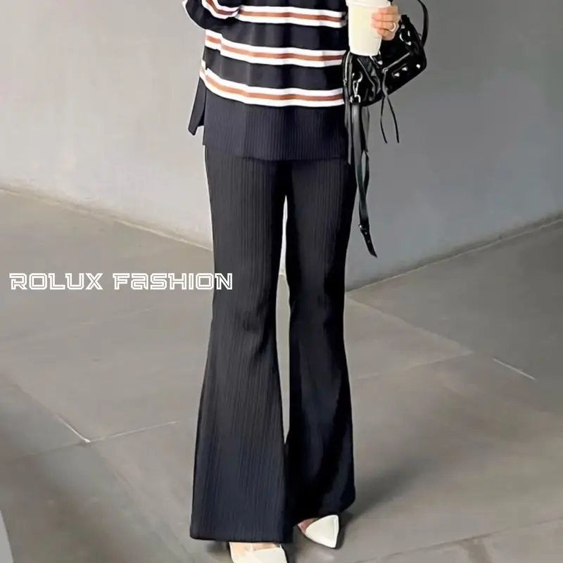 CELANA CUTBRAY KNIT WANITA  Kulot Higwaist Knit Cutbray Wanita Premium 0