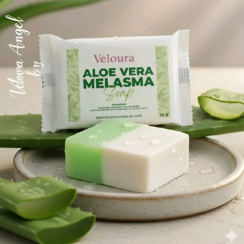 Veloura 100% Natural Aloe Vera Whitening Soap 70g  Anti-Melasma, Anti-Acne  Marks & Anti-Dark Spots Brightening niacinamide shower gel bar body sexy -  TikTok Shop Philippines