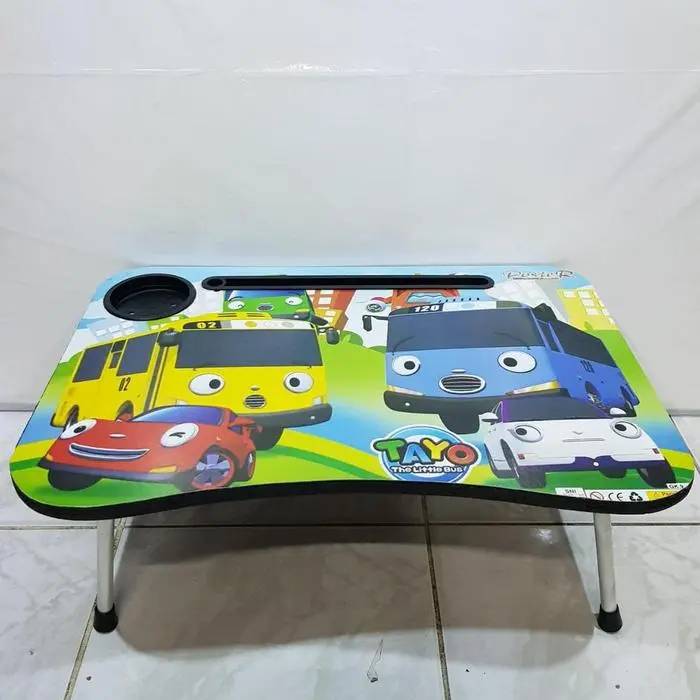 [LOKAL] Meja Belajar Anak Karakter Kartun / Meja Laptop / Meja Lipat / Foldable Table for Child